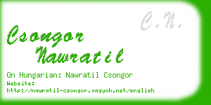 csongor nawratil business card